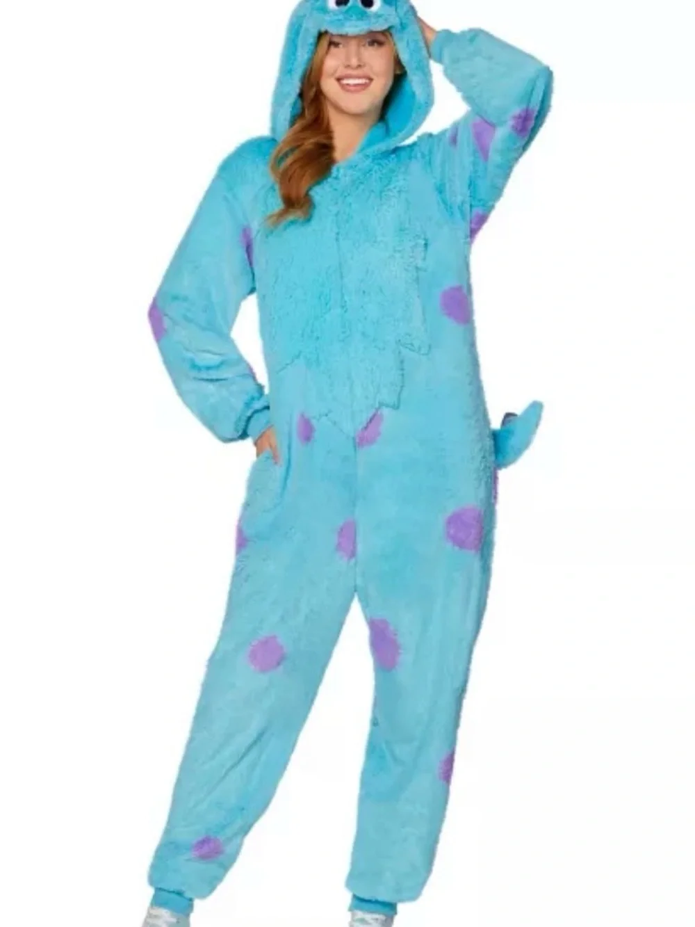SULLY MONSTERS INC HALLOWEEN COSTUME/PAJAMA LARGE - Picture 2 of 3